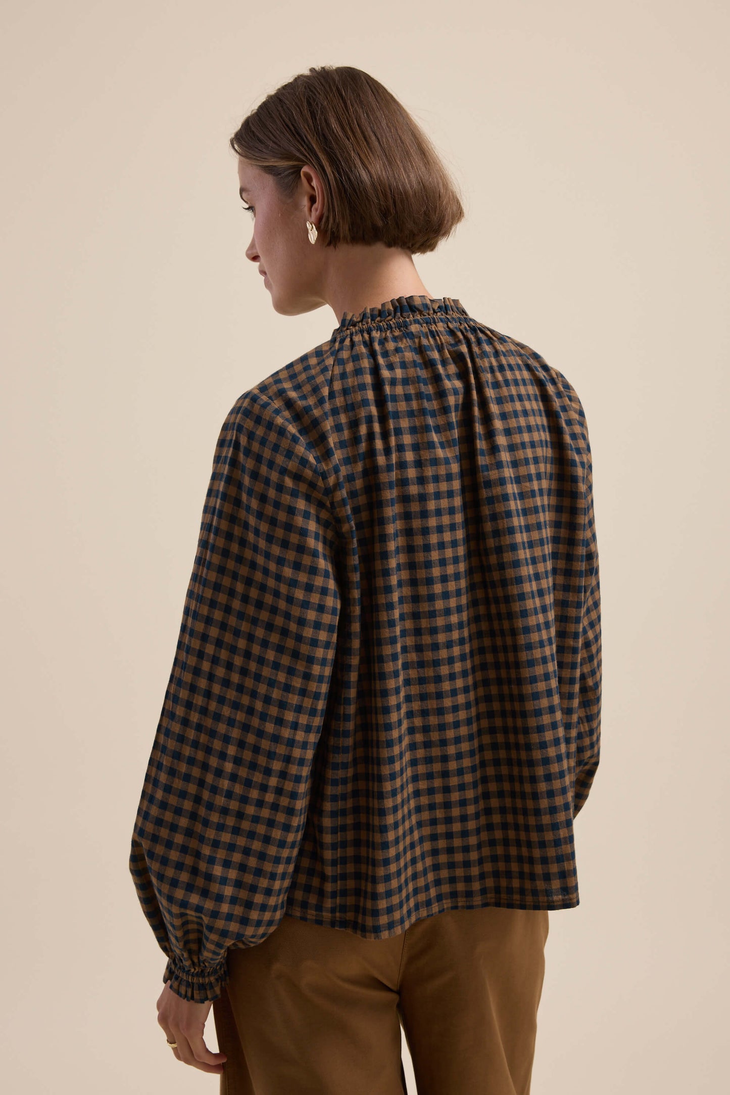 The Frill Detail Long Sleeve Blouse