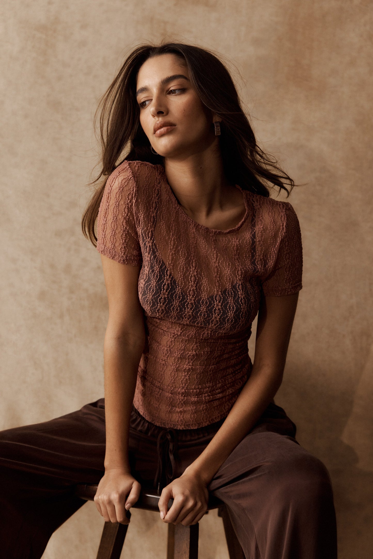 Evelyn Lace Top