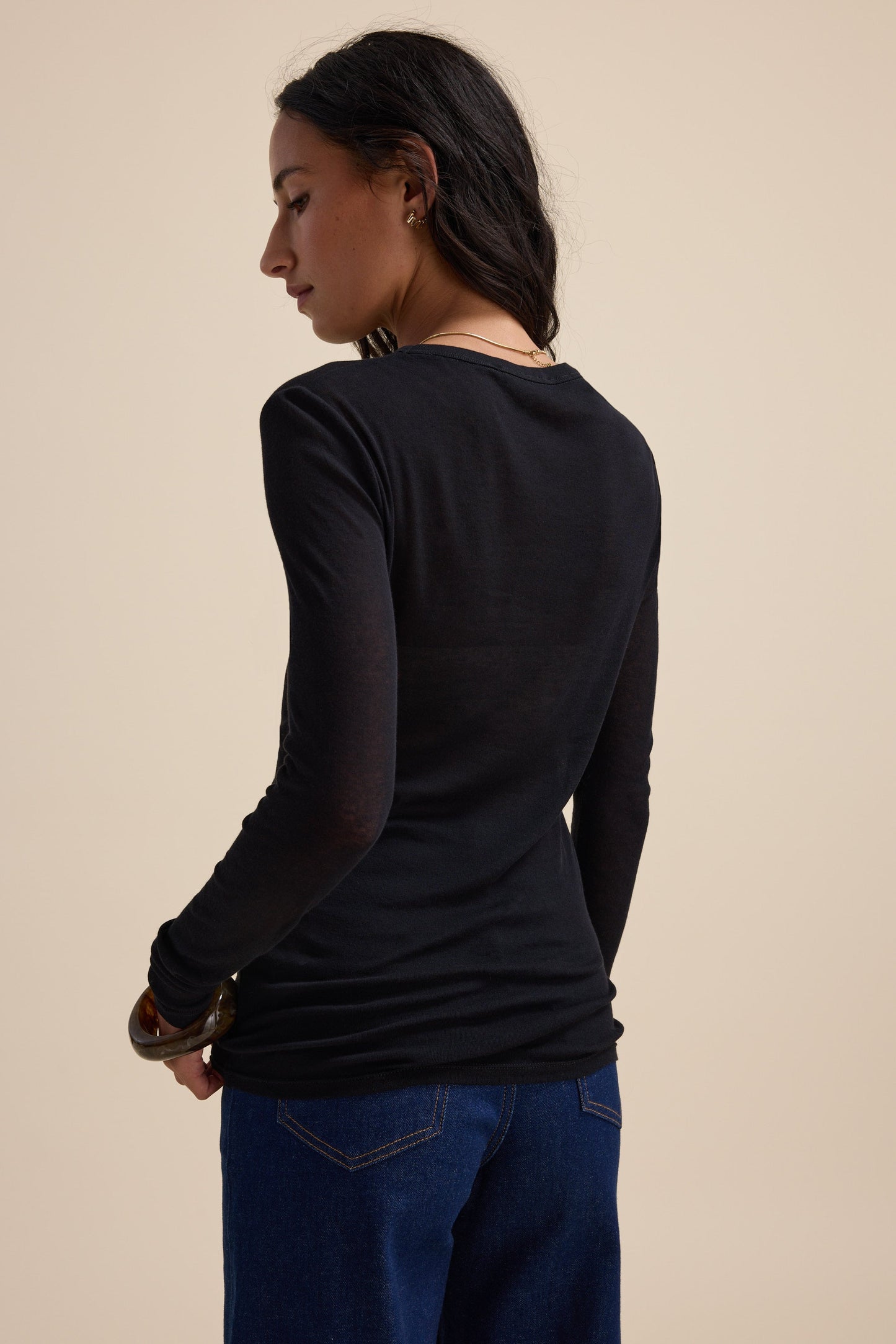 The Sheer Layering Crew Top
