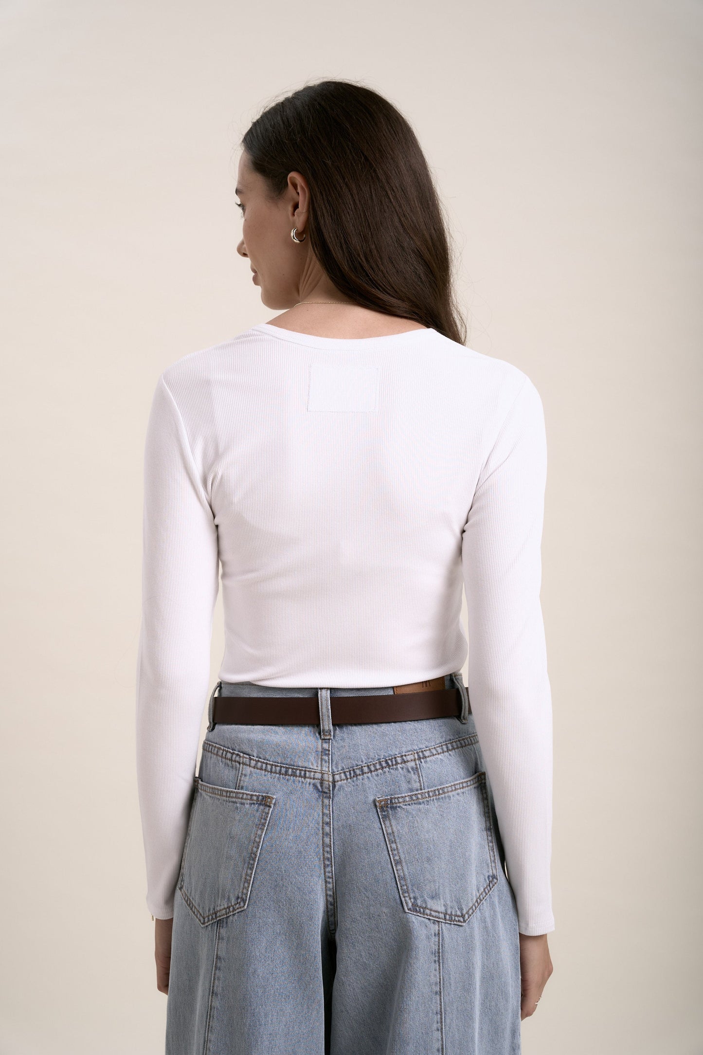 Elementary Basics Long Sleeve Rib Tee