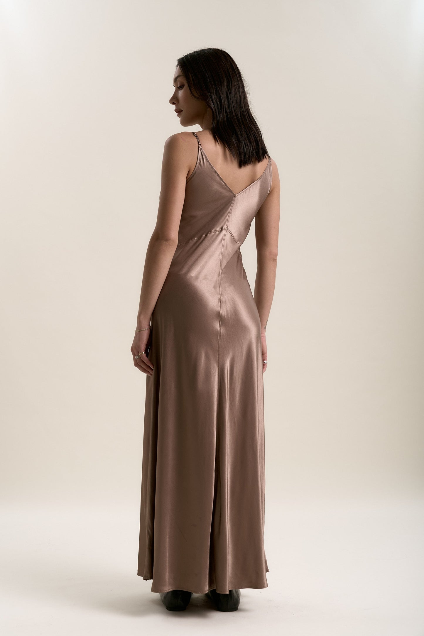 Ruby Satin Maxi Slip Dress