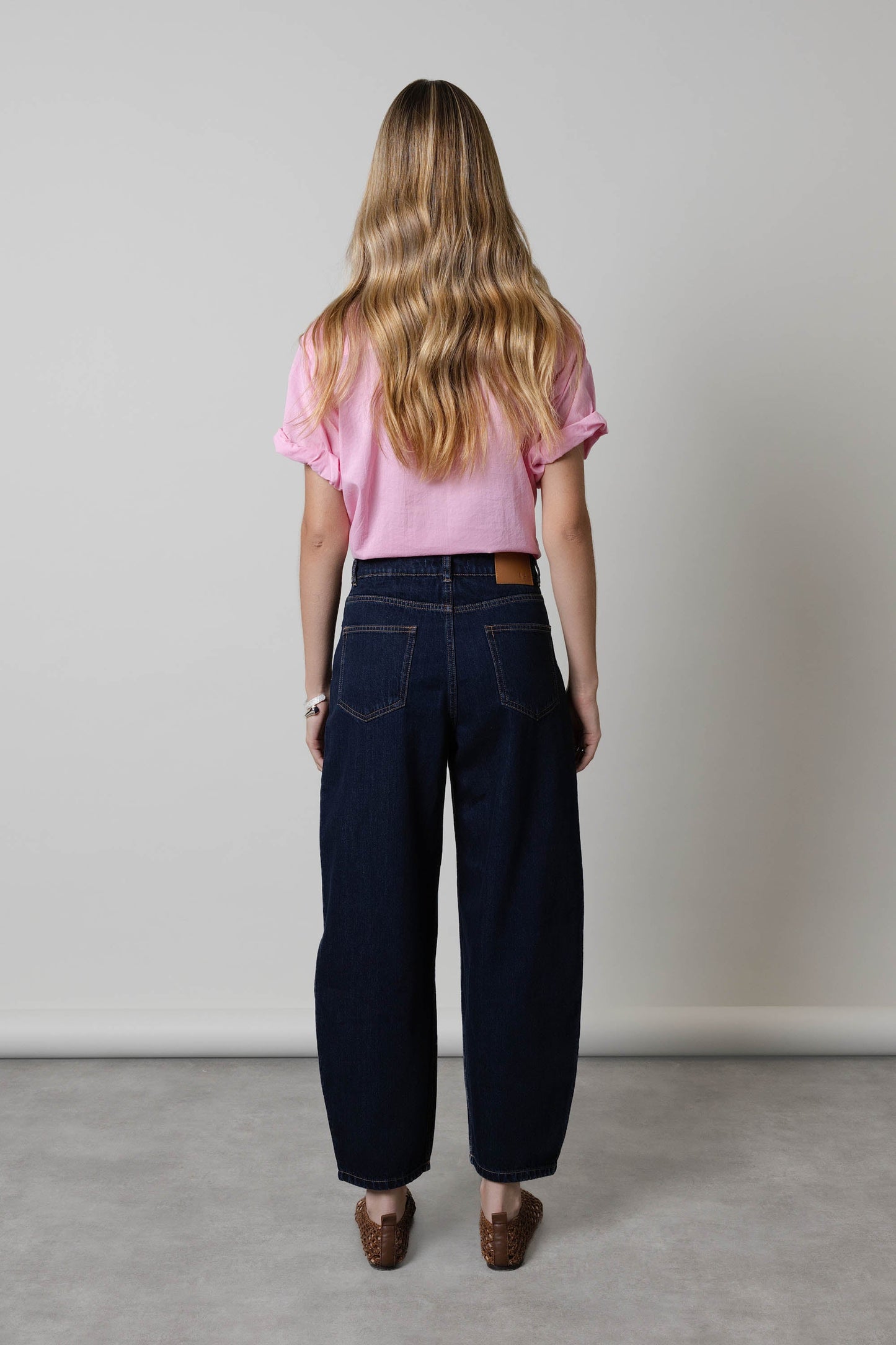 The Cropped Barrel Leg Jeans