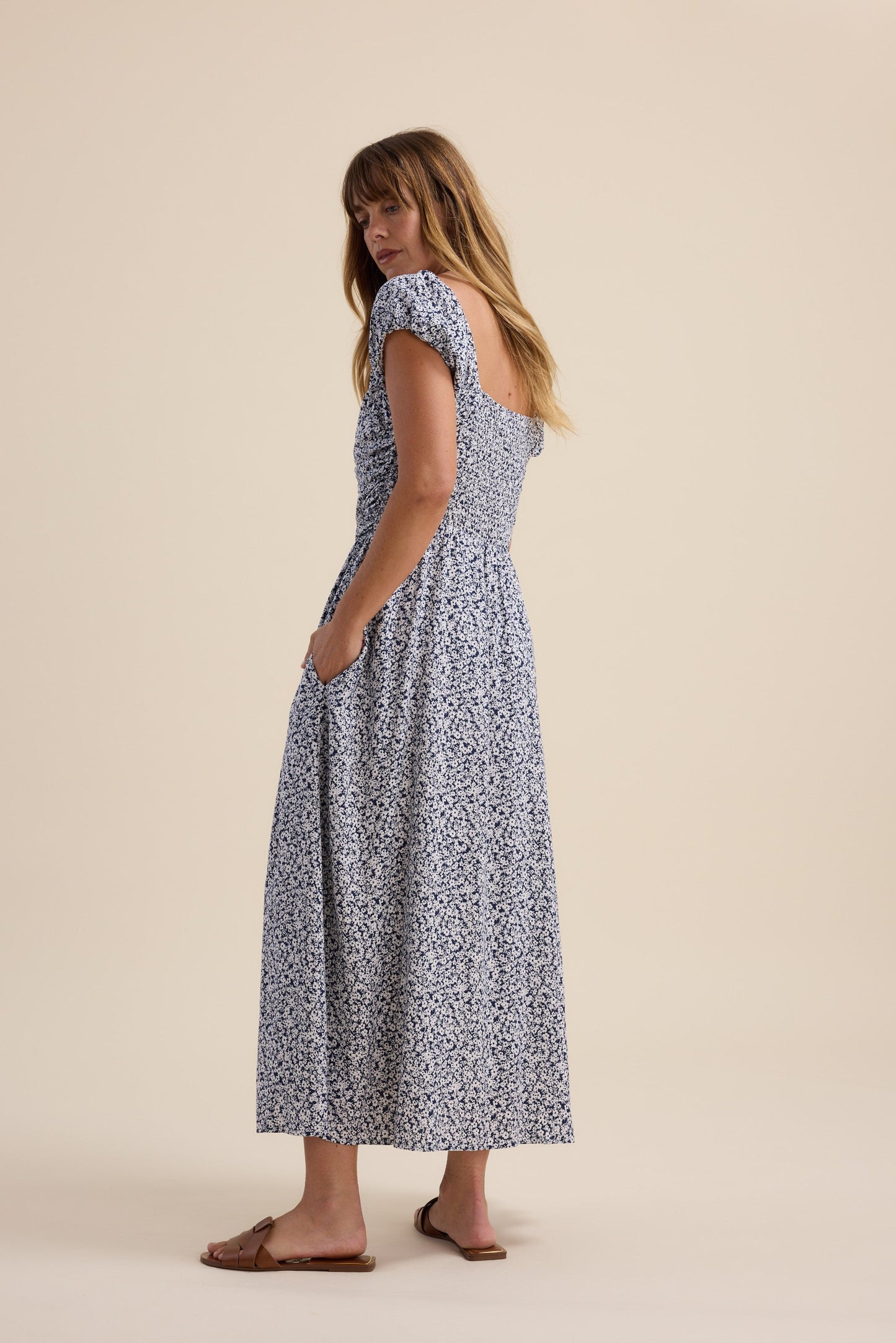 Natalia Cap Sleeve Dress