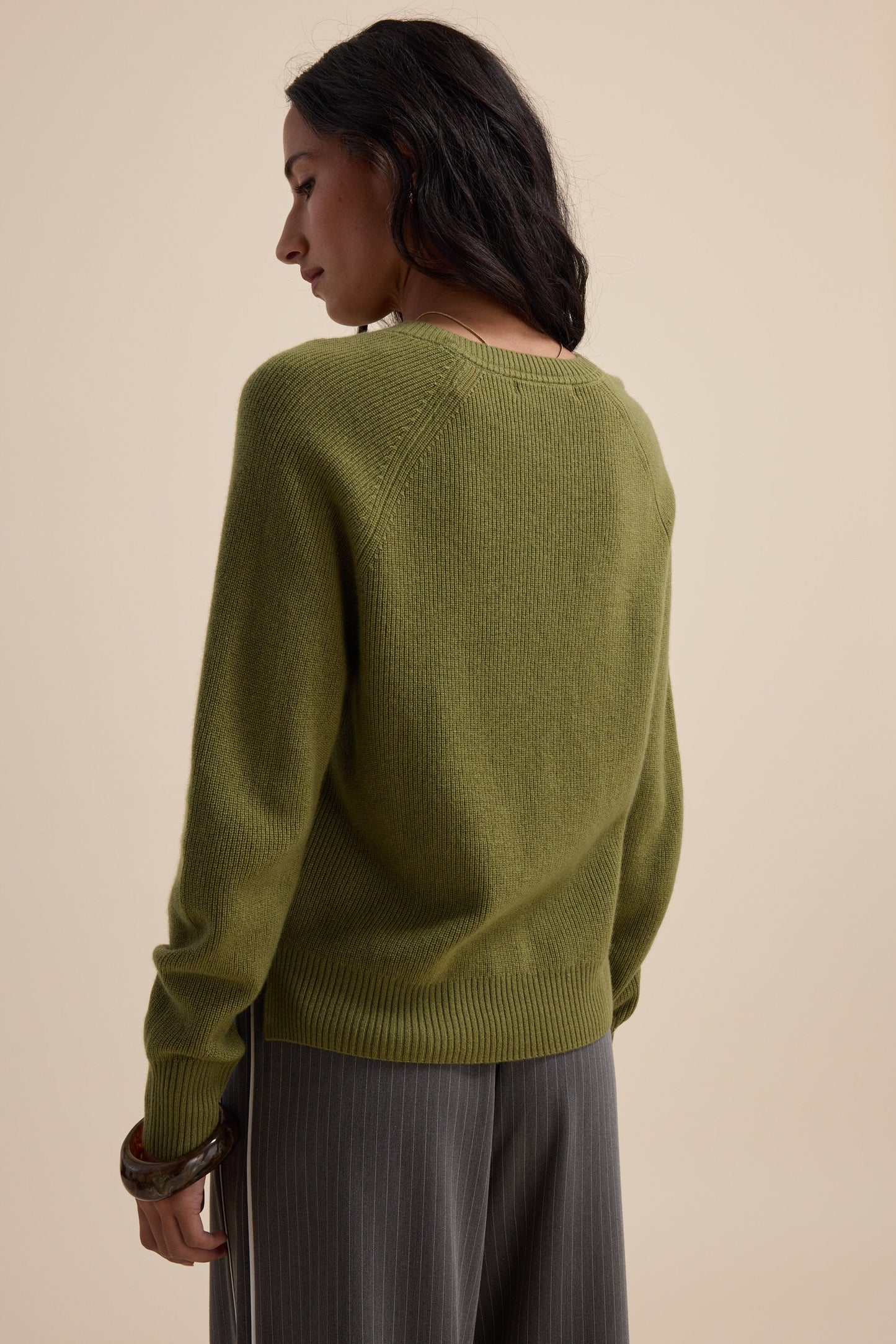 Elementary Cashmere Blend V Neck Sweater