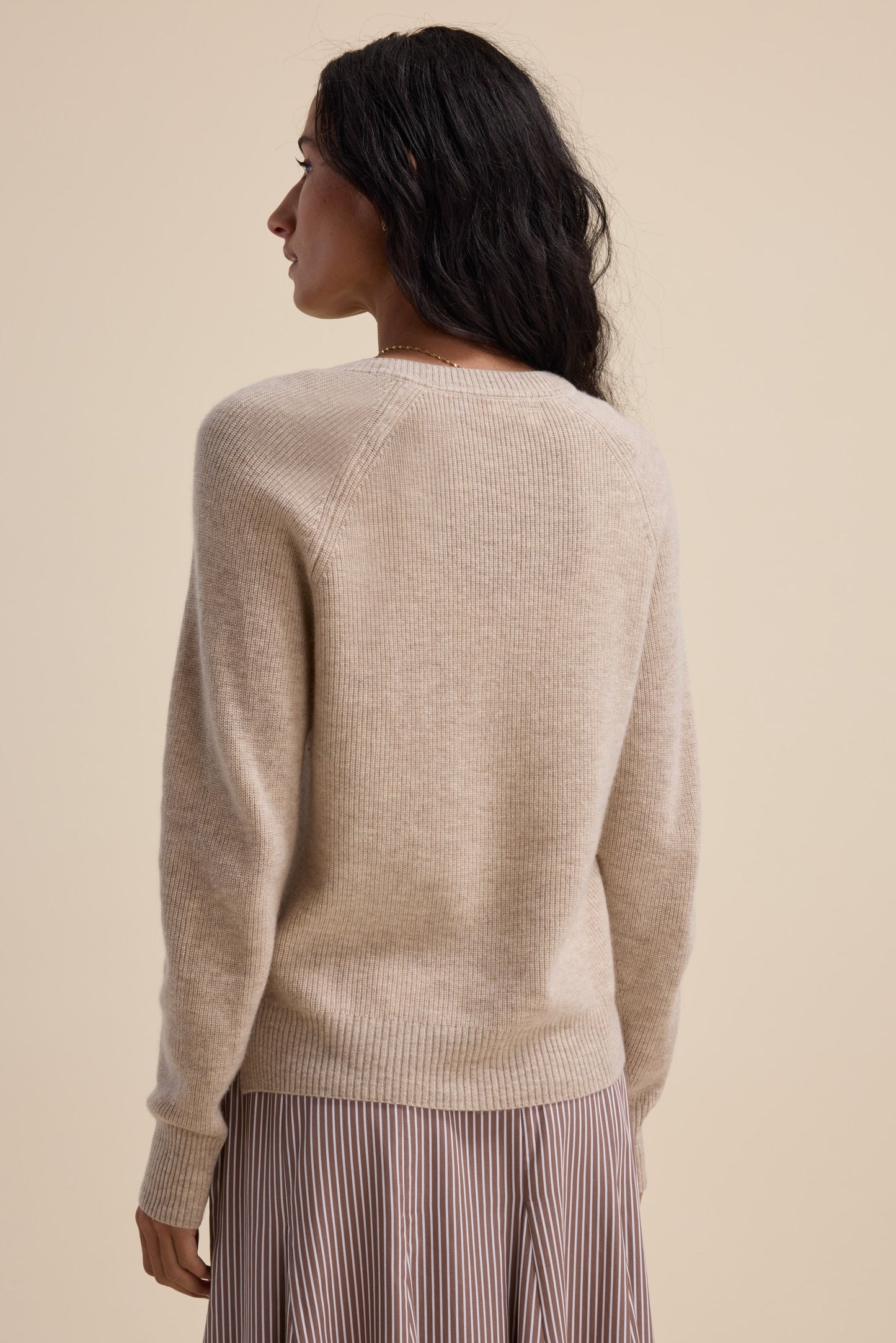 Elementary Cashmere Blend V Neck Sweater