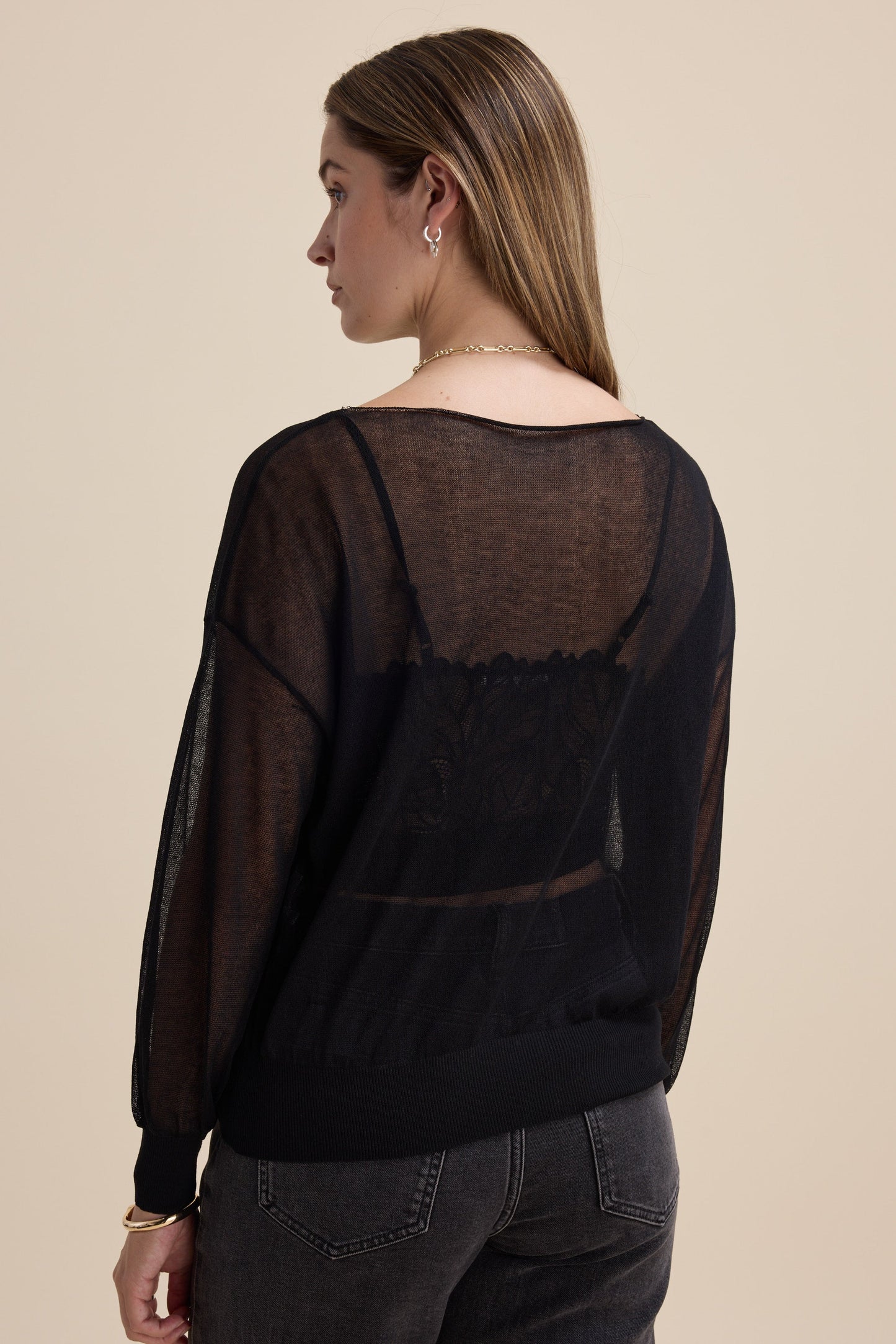 Addie Sheer Knitted Top