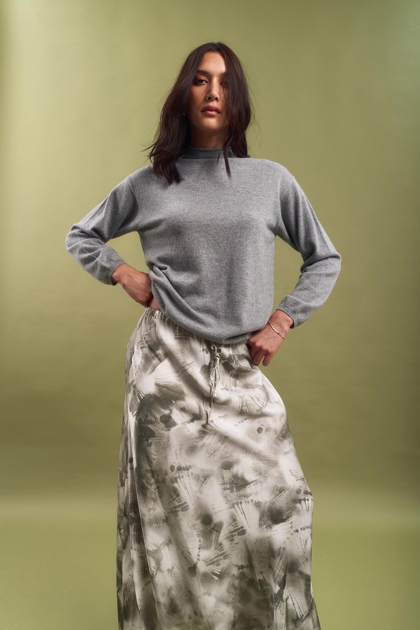Henry Maxi Slip Skirt