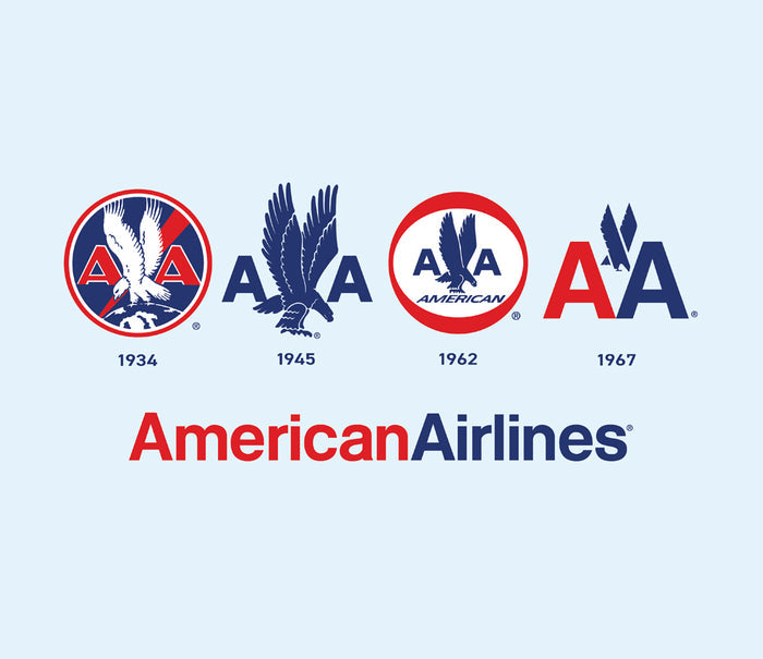 American Airlines 4 Logos T-Shirt