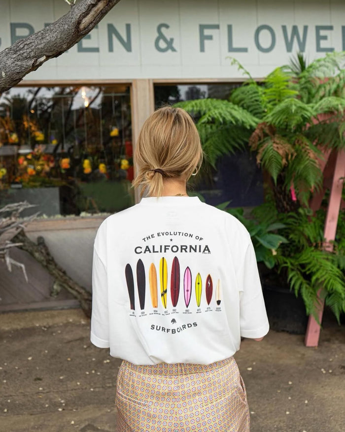 Evolution of California Surfboards T-Shirt