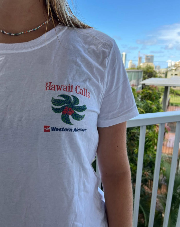Hawaii Calls Western Airlines T-Shirt