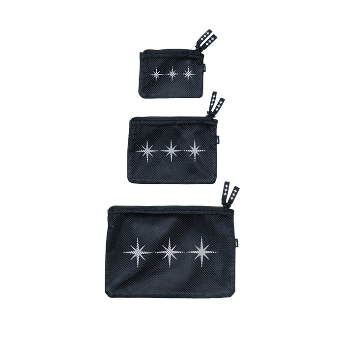 Mesh Pouch Set - Black