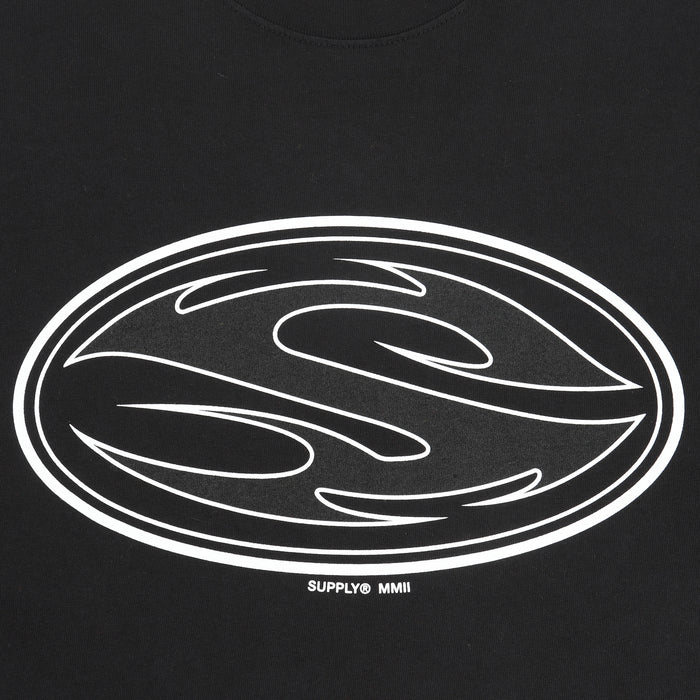 SUPPLY Tribal S SS T-Shirt - Black
