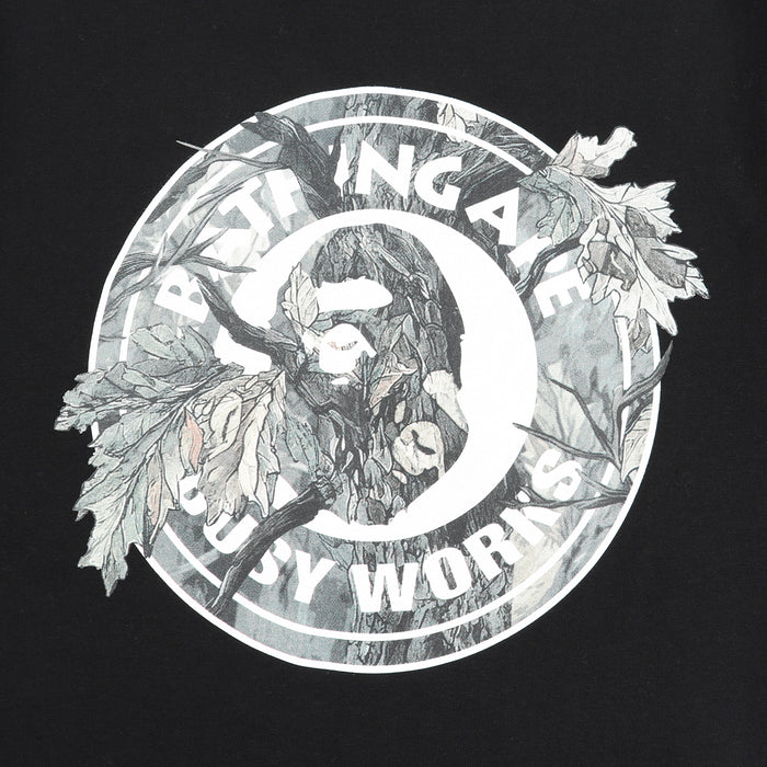 Tree Edge Camo Busy Works T-Shirt - Black