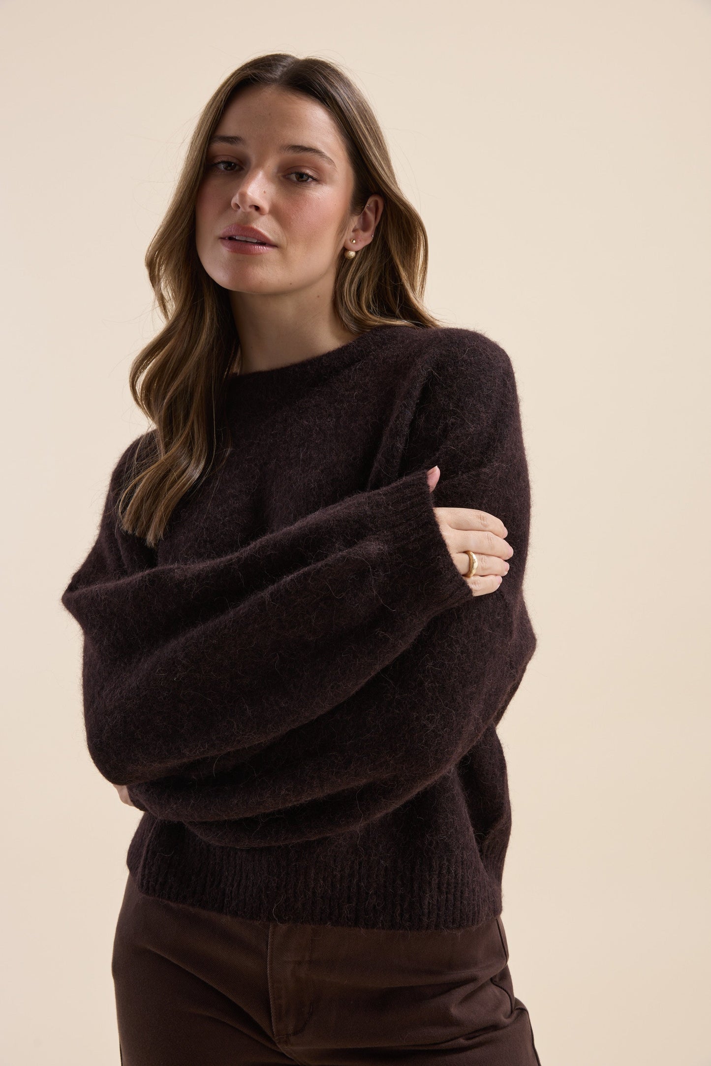 The Luxe Whisper Crew Neck Sweater