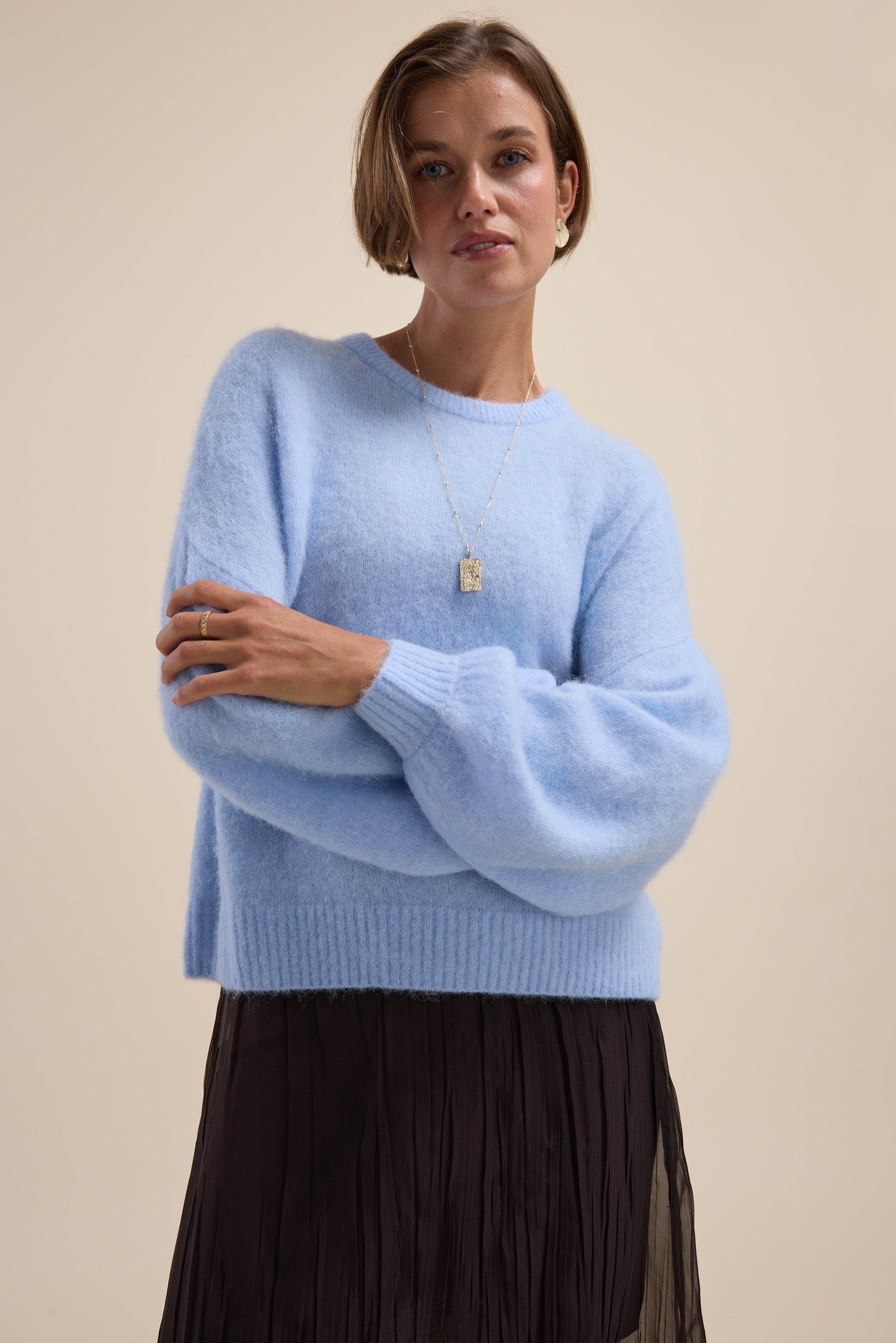 The Luxe Whisper Crew Neck Sweater
