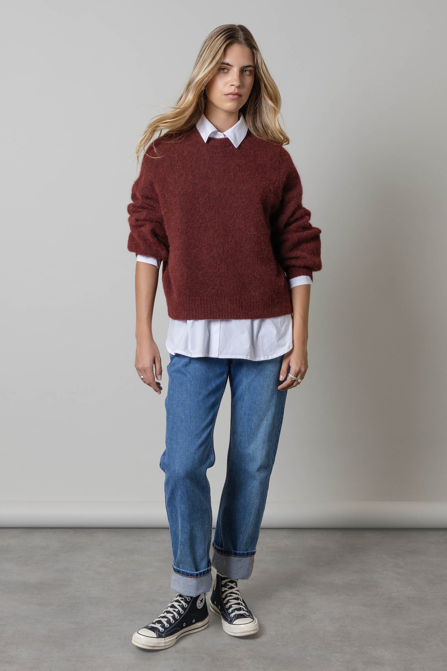 The Luxe Whisper Crew Neck Sweater