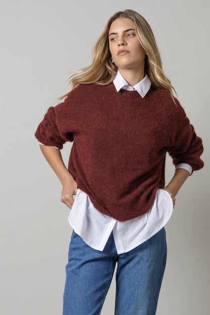 The Luxe Whisper Crew Neck Sweater