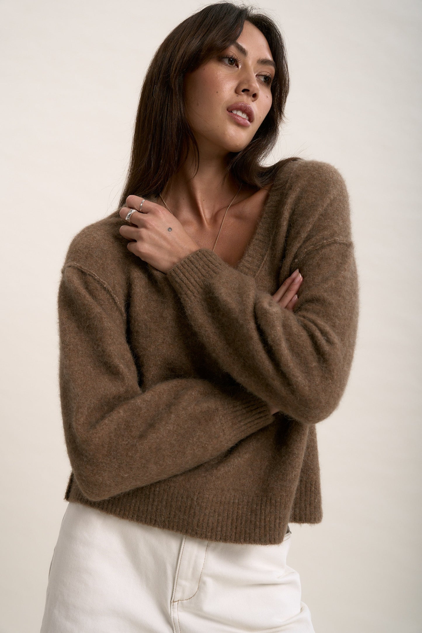 The Luxe Whisper V Neck Sweater
