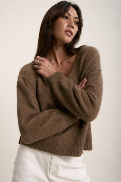 The Luxe Whisper V Neck Sweater