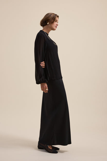 The Maxi Slip Skirt