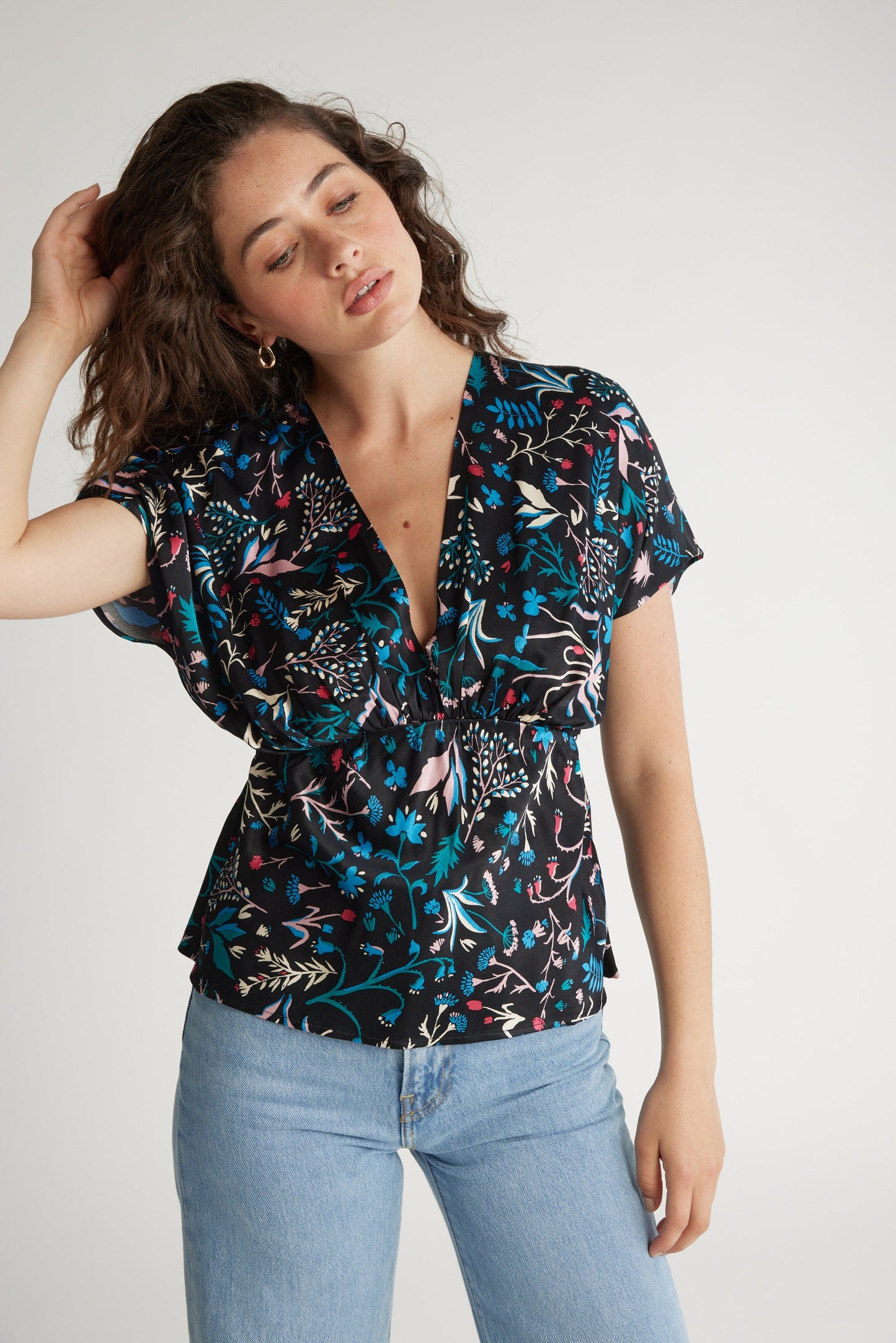 Valentina Bias Cut Top