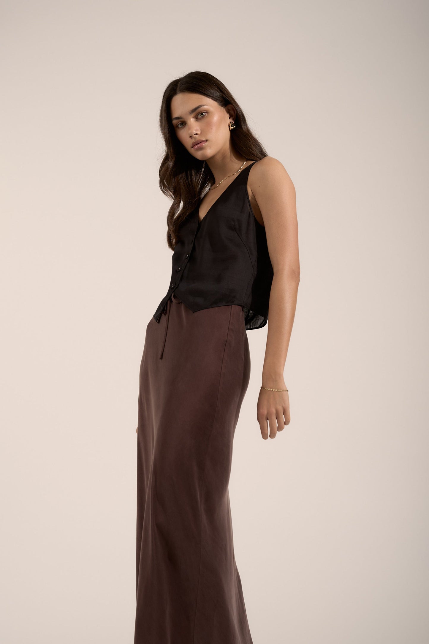 Tia Sheer Vest Top
