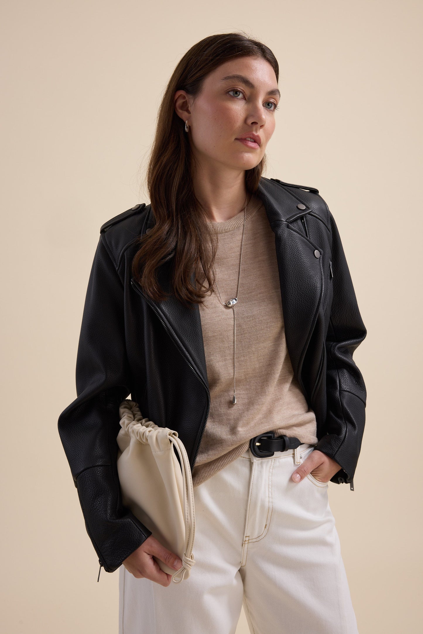 The Merino Silk Knit Tee