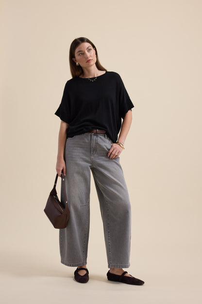 The Merino Silk Knit Tee