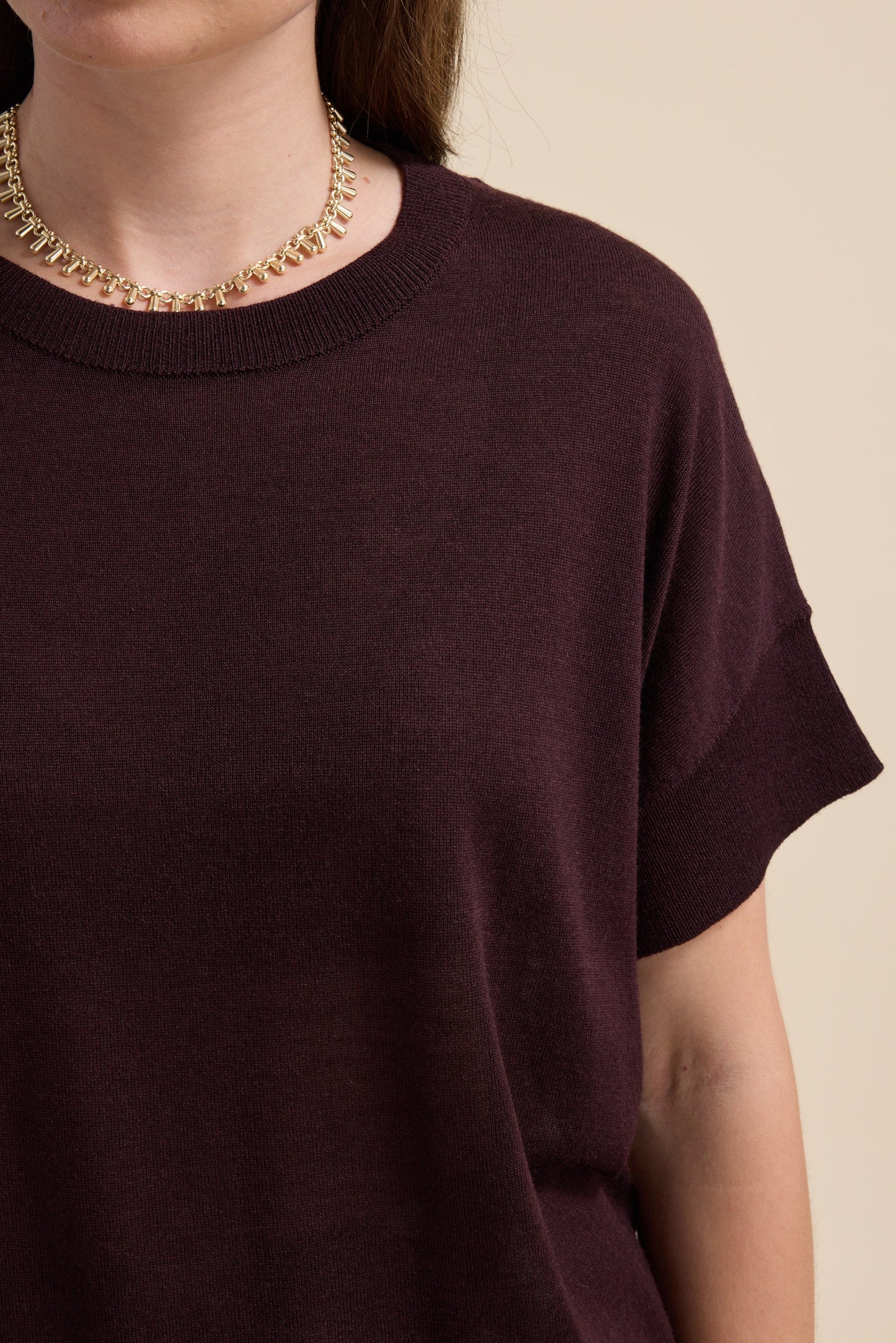 The Merino Silk Knit Tee