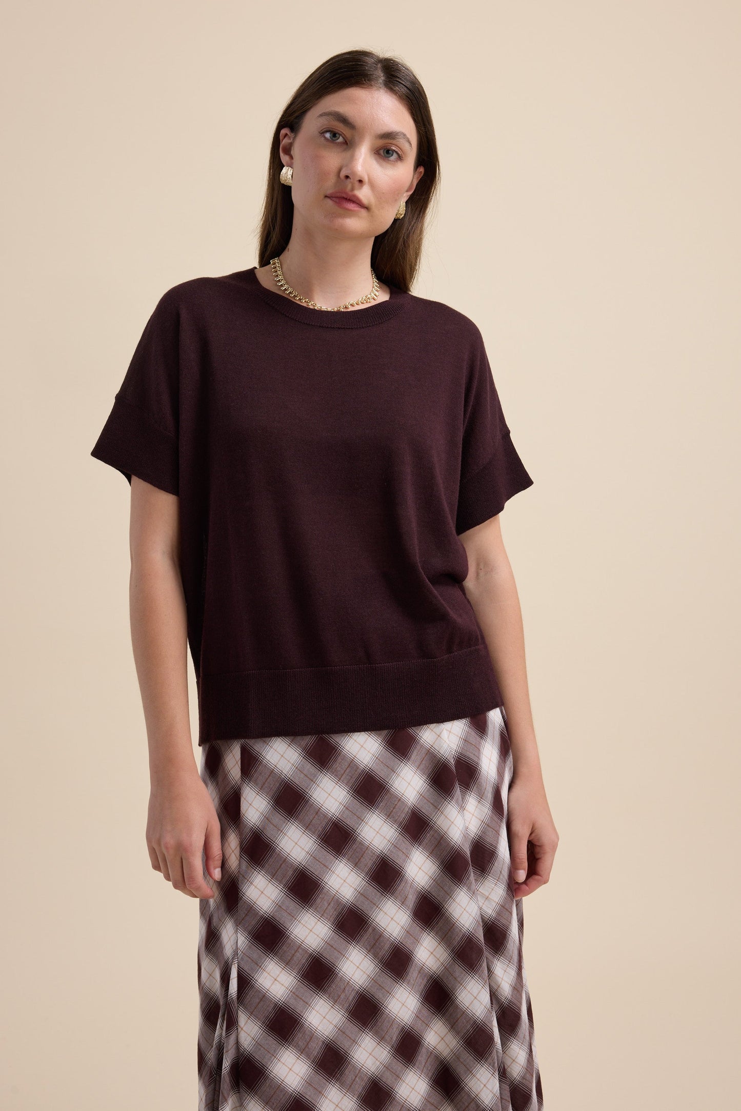 The Merino Silk Knit Tee