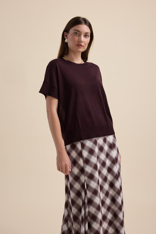 The Merino Silk Knit Tee