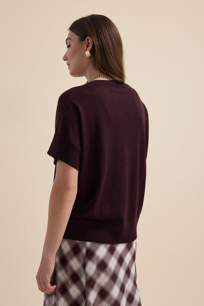 The Merino Silk Knit Tee