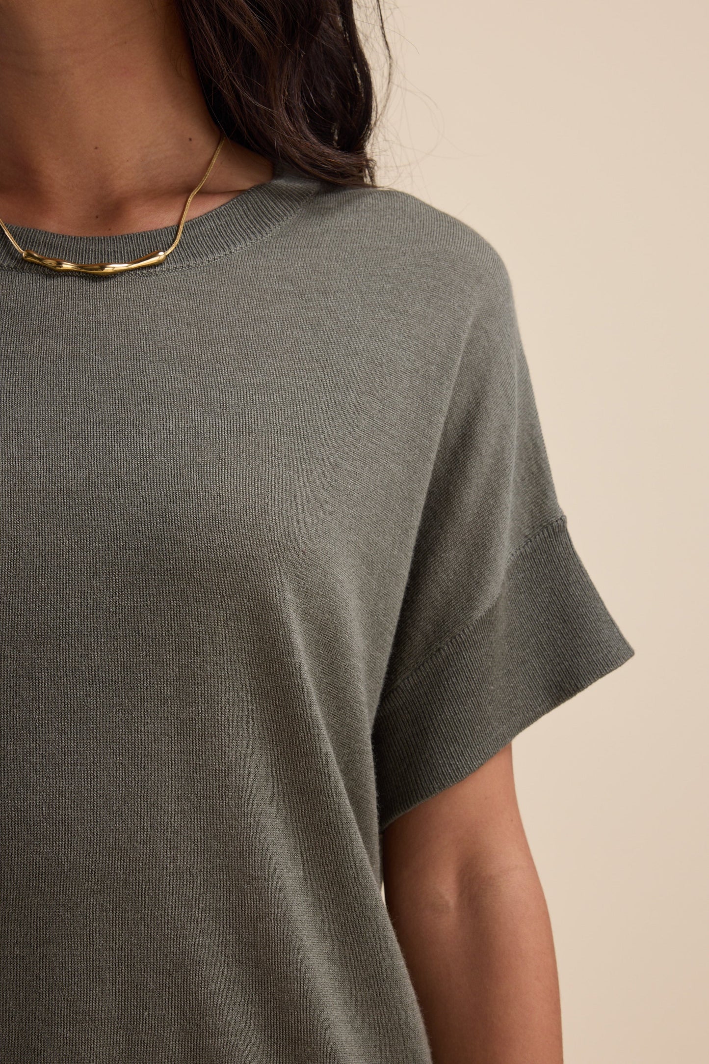 The Merino Silk Knit Tee