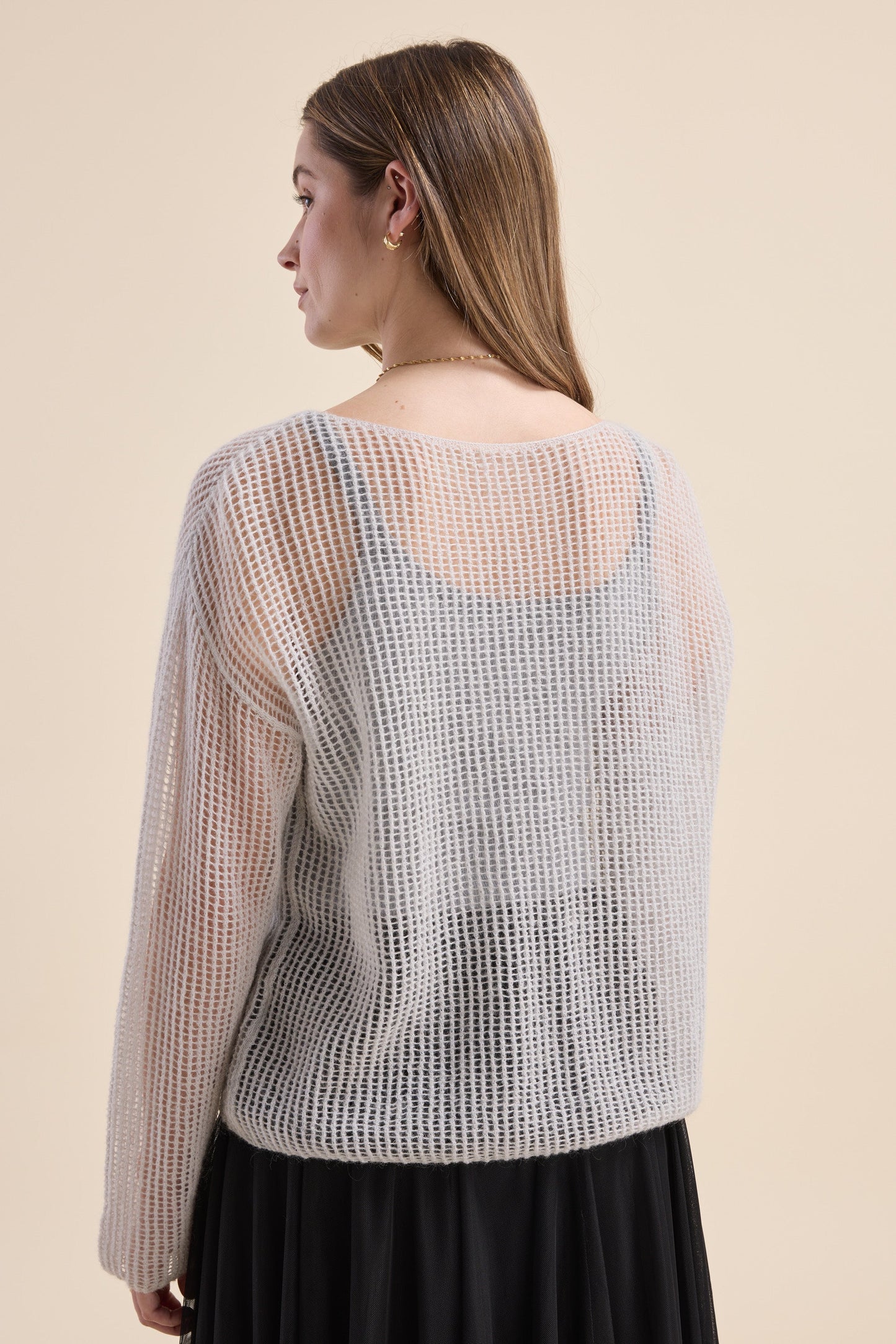Aubrie Knit Detail Sweater