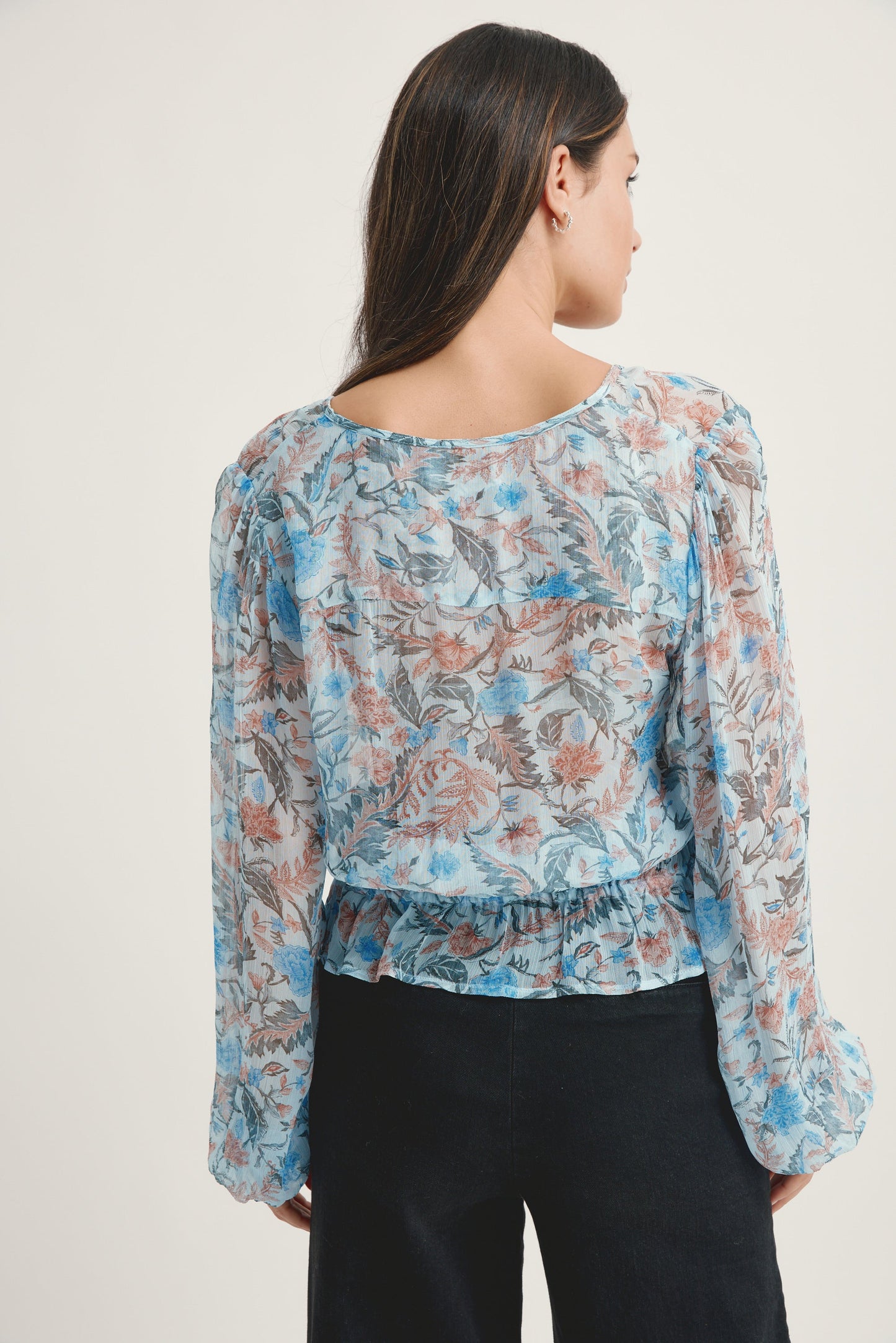Joan Button Front Blouse