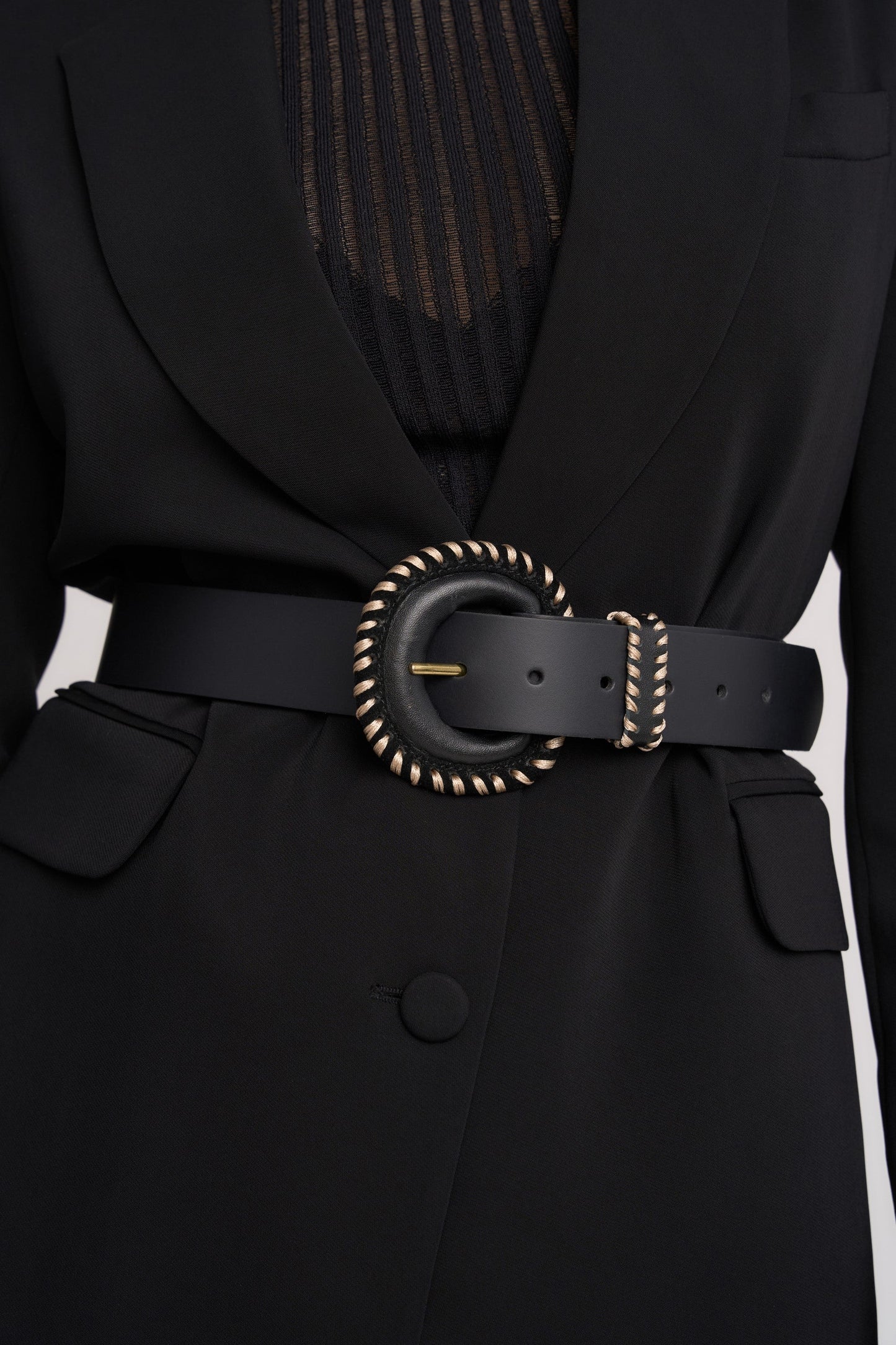 The Contrast Stitch Belt