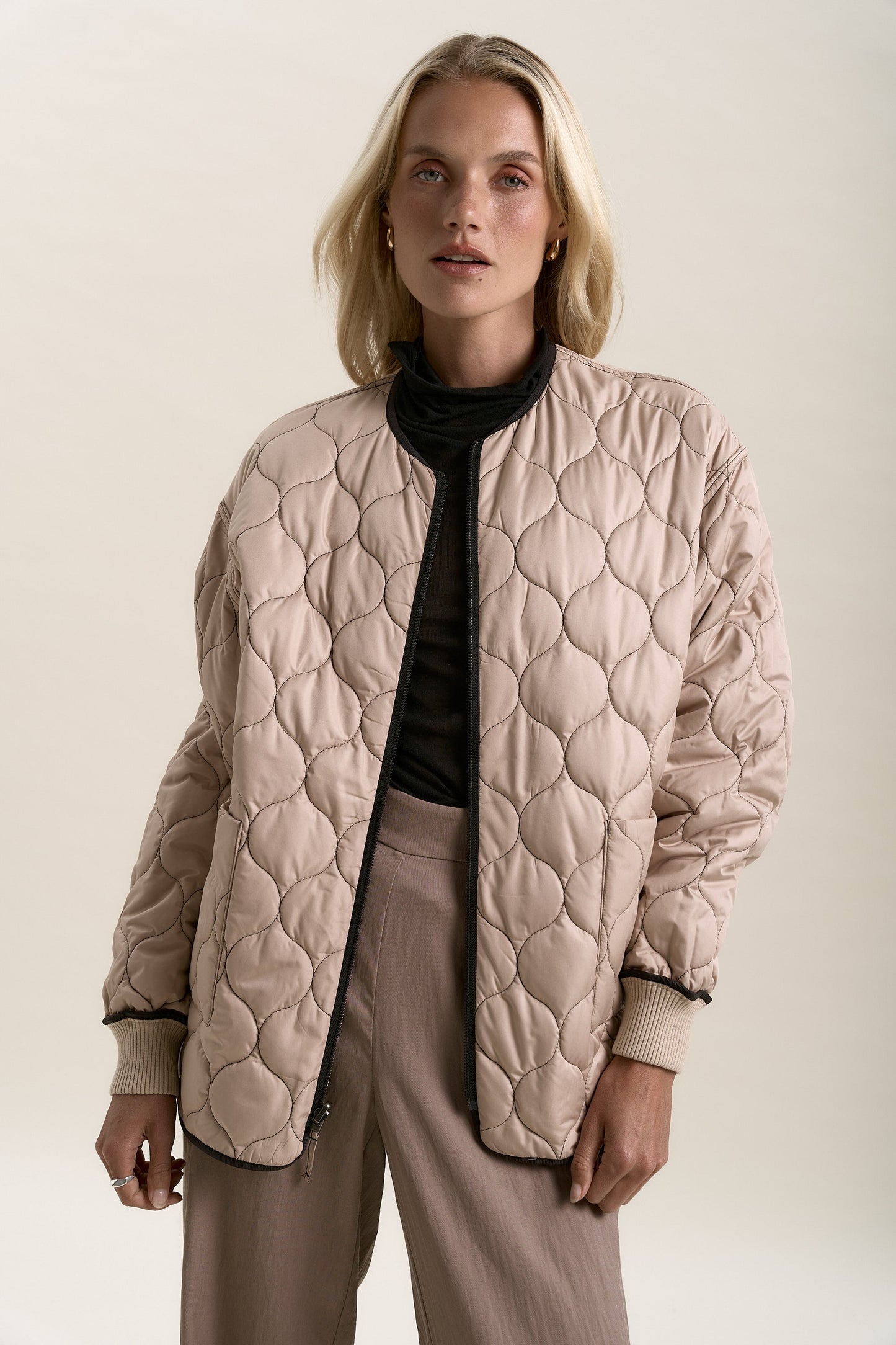 Mckenna Reversible Quilted Puffer