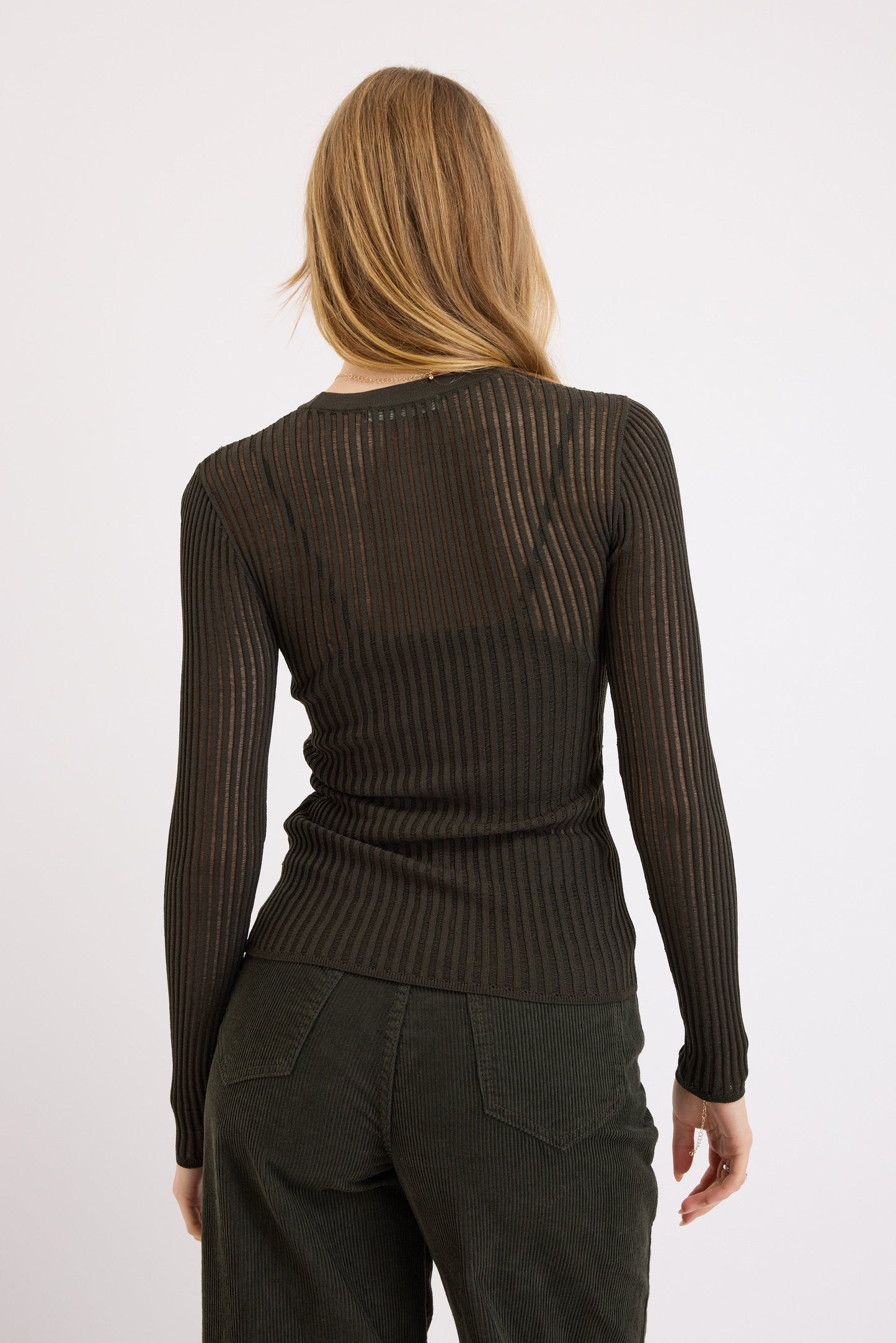 Lola Ladder Knit Layering Top