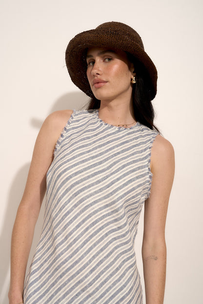 Maui Striped Maxi Dress