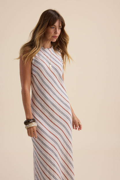 Elementary Maui Striped Maxi Dress