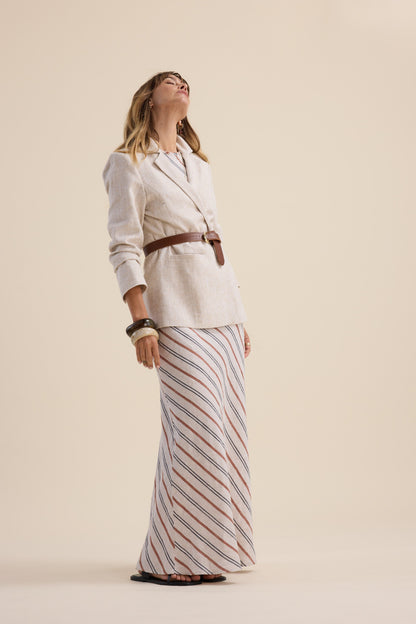 Elementary Maui Striped Maxi Dress