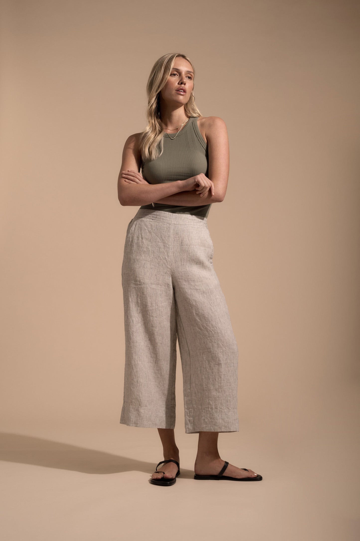 High Tide Linen Crop