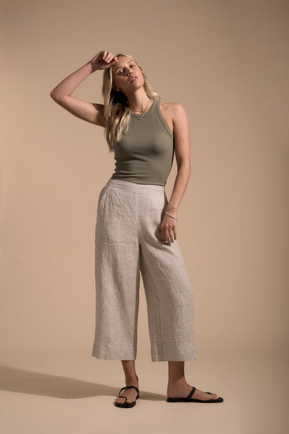 High Tide Linen Crop