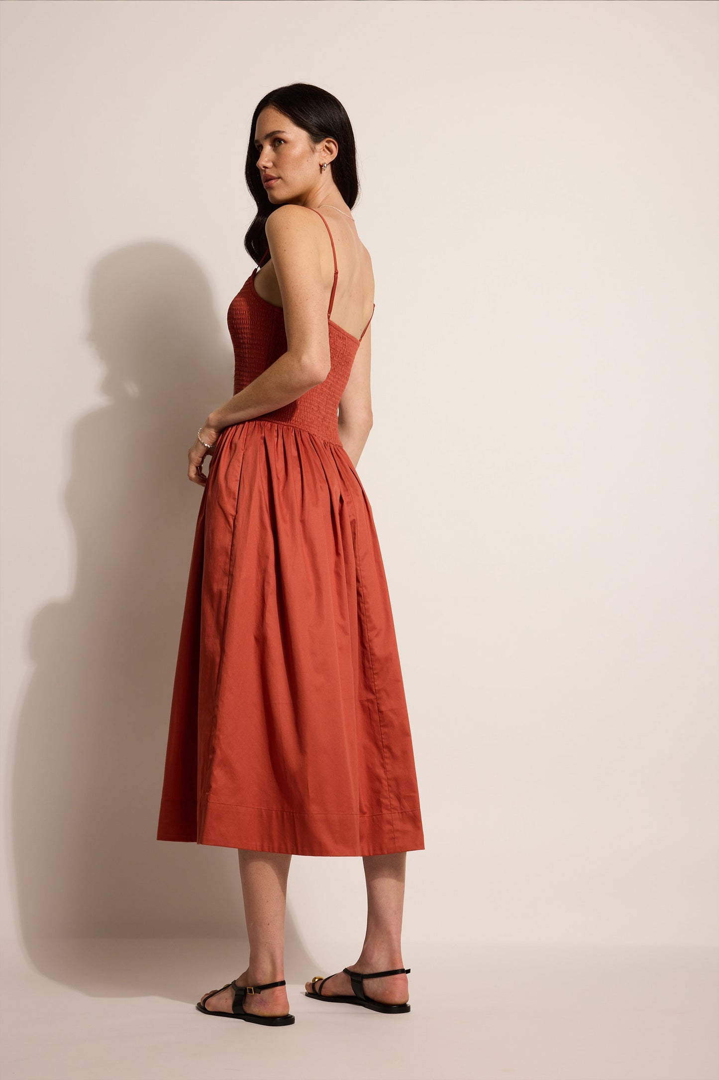Isabel Shirred Detail Dress