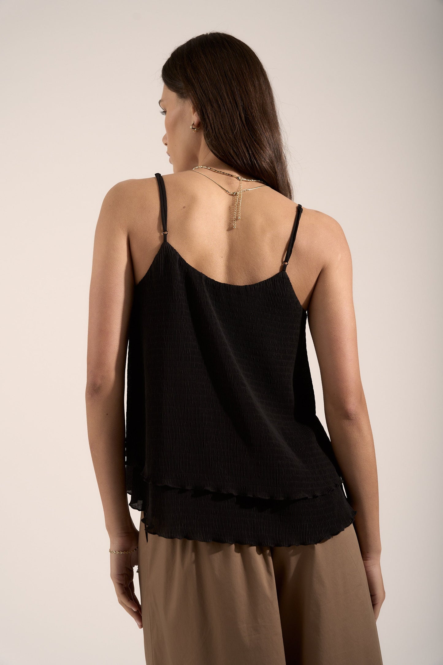 Polly Pleat Detail Top