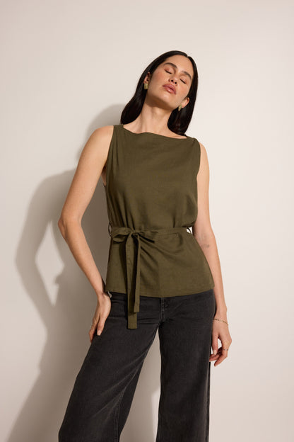 Coco Tie Detail Top