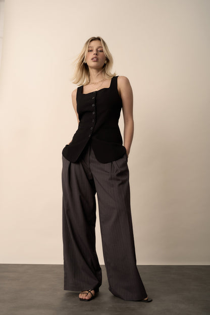The Button Front Vest