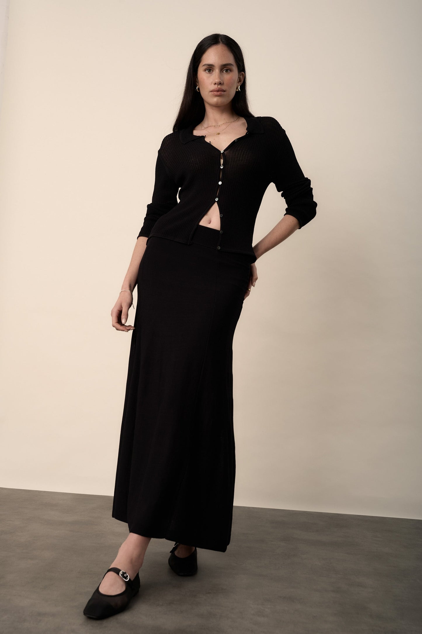 The Knitted Maxi Skirt