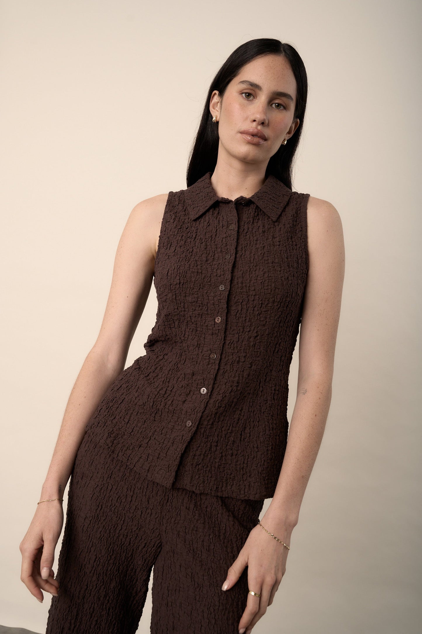 Elementary Textured Vest