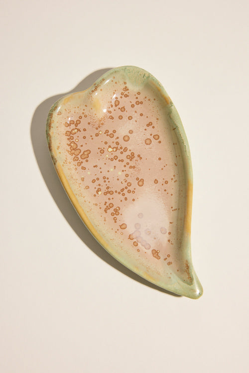 Pottery For The Planet Leaf Condiment Dish
